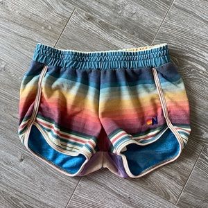 Aviator Nation Serape jogger shorts